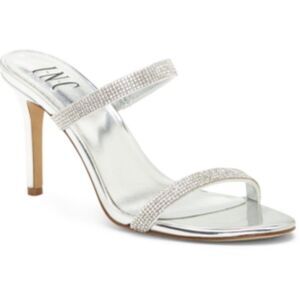 INC International Concepts Silver Sandals